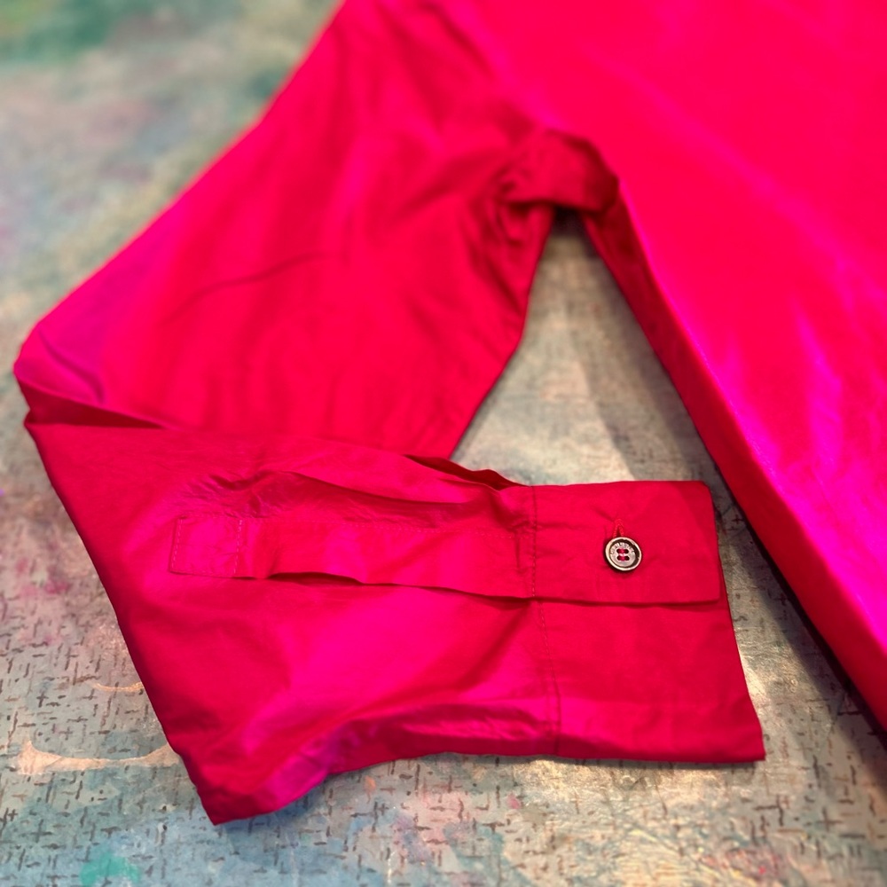 Raspberry Silk Celine Button Down - image 5